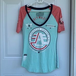 American fighter baseball tee